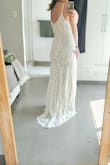 I bought this dress just to see how the sizing works at Lulus. It fit a bit too tight, and I didn't like the top part on me. It's just too casual for my wedding, but I will be ordering another dress from Lulus. - Nadia E.