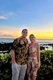 I wore this set on my Hawaii vacation and it was perfect!! So fun, flattering and comfortable! The material is more linen-y so doesn't have a lot of give/stretch, but the skirt was a little loose if anything so that was fine! For the top, I had to size up from an XS to a S since it was a little tight and flattened my boobs, but the S fit perfectly! Would definitely recommend! - Christina B.