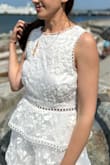 Married for four years with a kid, wanted to do the church wedding during summer - perfect choice. White, dressy, not too wedding-ly, and can wear in the future for other occasions! I'm usually size xs for all the tops and xs/s for bottoms. I used the suggested size chart and ended up buying size s which was a bit loose on me. Xs would have been better but I didn't want the exchange hustle. - Olha S.