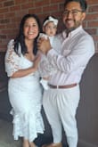 I loved it. It's a very beautiful, classic dress. The only thing is that the hem of the dress was a little loose on me. But it fits very well and molds to the body. I weigh 180 lbs and it fit me well. - Karen M.