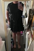 Ordered an xl and dress for really well. Got for a birthday photo shoot and a night out. Flattering in the midsection without being too loose. Love the sleeves. Overall a beautiful dress for any occasion. - Stef R.