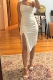 Absolutely love this dress! It fits perfectly and is super flattering. A great dress option that I'm considering for upcoming bridal events! - Victoria G.
