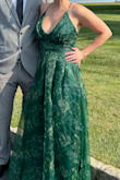 It fit great, obviously a little bit long for 5'4" tall but I just wore taller heels to make it work! - Jess S.