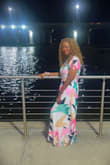 I ordered this maxi dress for an evening outside event. It was perfect. I received so many compliments. The fit, color and size were amazing. - Fran G.