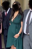 It was a great choice for an afternoon/evening wedding. It wasn't too tight over my bump and was loose and flowing. Wore this dress around 18 weeks pregnant. - Hannah B.
