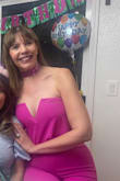 Amazing jumpsuit! The material and colors! I first got the red one but when I saw the beautiful pink, I ordered that in Medium too (fits perfectly). - Ana C.