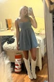 I ordered this for my upcoming trip to Nashville and it is very cute! Fits perfectly and is not too short either. - Madi D.