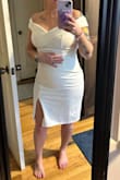 This fit very well; it will be for my civil ceremony. I do love it! - Jamie L.