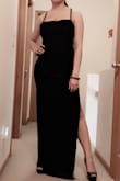 Fit perfect. I know I should order size small, but I ordered size medium instead because size small was not available at that time. Also since it is a long dress, so I want to make sure I have room for all part of my body. - Bella N.