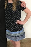 I really love this dress it is so cute and looks very nice, only problem was it was a little longer than I expected because I am so short. - Danielle T.