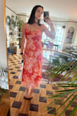 I'm not sure if the cut just wasn't flattering for my shape, but I didn't love this dress. I bought it for an upcoming wedding and ended up trying something else that is much more flattering, so I'm sad it's a few days past 21 days and I can't return it. It's too loose on the waist and chest, making me look bigger than other dresses do. Really wish I could send it back - Abby R.