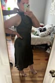 It's perfect! Couldn't have picked a better dress. I have a little belly so it was very forgiving! - Katie K.