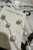 Disappointed when I got them. The pearls were damaged. Not worth the money. I should've read the comments before purchasing. - Van N.