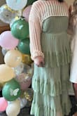Some of the comments mentioned sizing up. I did, and it was a little too big, so I would say it fits true to size. I wore it for a wedding shower and received so many compliments! - Selina G.