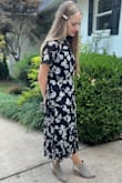 Love this dress! Very cute and comfy.  Wore with a little boot to make it a more casual look. Bought an x-small and it was perfect! - Amanda H.