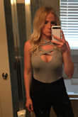 They're stretchy but hold the fit well. Comfortable and cute. - Megan B.