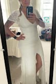 This dress fit perfectly, and for the price, the quality is great. It's exactly what I wanted for my casual elopement. - Denege S.