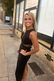 Absolutely love this dress. This is my go to black dress for any occasion.  Classy with just enough spice.  Always get a ton of compliments.  It is snug in the chest area so would size up if you are larger chested.  Great fabric. - Rachel M.