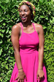 I like this solid print dress during the summer. Festival/wedding/a day out/a night out. The dress is really versatile. - Nicole E.