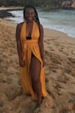 Used this as a beach cover up in Hawaii. I like the dress for festivals and summer days. The slit shows a lot of leg so its hard to wear for classy occasions but depending on how you tie it you can wear it almost anywhere. - Nicole E.