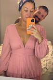 I absolutely love this dress. Hides all my insecurities. Had to buy a particular plunge bra and boob tape. Only reason I didn't give it 5 stars is I needed to replace the zipper. - Jessica S.