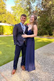 I absolutely LOVE this dress! It's a perfect fit and you don't even have to wear a bra with it. If I've eaten a little too much and I'm bloated, I just loosen up the tie around my wait, and I'm good to go! - Lobke V.