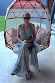 A little long, but once washed and dried -- it fit perfectly. Love the dress...great for lounging in Playa Panama, CR. - Joanne M.