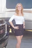 This skirt is super cute. It goes with just about anything. It fit perfectly, and is very comfortable. The suede is wicked cute, and can be worn just about anywhere. I wore this outfit on my birthday and got a bunch of compliments on how it fit. I highly recommend buying this skirt if you want a comfortable skirt you can go out in. - Samantha V.
