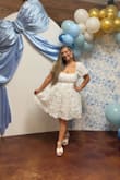 This dress was absolutely perfect for my bridal shower! It was fun and cutesy, but I was SOO comfortable! I highly recommend this dress 10/10 - Callie B.
