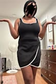 Not the best dress for my body type. I don't hate it and maybe if I lose a few more pounds, I'll feel better by next summer. I can see this working and looking very cute on someone else though. - Christine N.