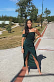 I loved this dress. Got so many compliments. It was so comfortable to wear too and easy to move around in. 
I'm 5´6", (168 cm) and 130 lbs (60 kg). Can't wait to be able to wear it again. This is a must-buy. - Petra O.