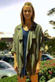 I wear this jacket all the time and with everything! It's very comfortable and I always get compliments on it. I'm definitely buying the grey one too when it comes back in stock, but I will probably buy it in a smaller size so I have one that's a little more fitted. - Nancy E.