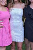 Wore this in Miami for my bachelorette party! I wore it without a bra or spanx. - Sarah D.