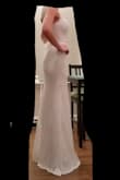 Gorgeous dress. Will wear it for my wedding. Sent M back and went with a S, which fits perfectly. Great length. I'm 5'9 and will still be able to wear 2" heels. Will add a beaded sash for the wedding... - Andrea M.