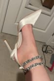 These shoes are stunning! I bought them for my wedding, and have no regrets. I wore them to get my wedding dress fitted and even the seamstress and other customers that day commented on how pretty they were! - Alexis S.