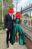 I really liked this dress, the color was very pretty. It was a little tight on my tummy area, but it was okay, the quality was really good too. It was very flattering for my body type! - Fabiana J.