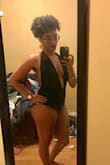This is by far the most flattering one piece I've ever worn!! Fits true to size. I ordered a medium and I'm 5'6 147 pounds 36B. It's gorgoeus and has really good coverage on my back side too so I can totally wear it around family and still feel sexy but not too provocative. - Ashley C.