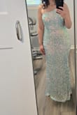 Very comfortable dress but runs a bit loose. Wouldn't change the size though or it would be too small. - Sandra Y.