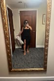 Omg this dress was so flattering and actually wearing again next month! Complements as soon as I walked out of the hotel that night on how stunning it was and it fit me perfect almost thought about hitting it but glad glad I didn't fit so good - Veronica T.