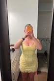 I have gotten two of my homecoming dress from Lulus and I recommend 100%! They're so durable and they give no wear and tear. This specific dress is so beautiful and the detail is so nice and precise. So so good - Roni B.