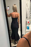 I bought 7 dresses from Lulu's to try for an upcoming wedding.... this dress was ok. I wasn't wild about the fabric (It was stiff and kinda itchy) and the cut of the dress just didn't flatter my shape. It's still a great dress.... it just didn't work for me - Rebecca B.