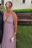 This dress was perfect for a Labor Day weekend wedding in Santa Barbara. The color is a perfect dusty rose and the dress itself is super feminine. Loved the back and received many compliments. - Christine R.