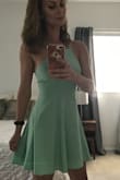 I ordered this dress to wear to a wedding and it was perfect. I received so many compliments on the color and cut. Perfect for spring! - Jessica D.