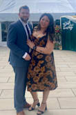 I bought this for a wedding in August. I love the look and the fabric, and it looks great on. - Cat S.