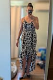 I had been looking for a casual but nice maxi dress and thought this might fit the bill. I don't know if it's because of my height or what, but the fit is just...odd. I ordered up a size (usually a M, got a L) based on reviews, and yes this did help the waist fit better. However, the top part around the ribcage is quite loose, and the fabric strip that's supposed to sit at the waist sits a little too high. Overall, it doesn't have the fitted/slimming effect I had hoped for. It just feels chunky and awkward. The fabric isn't as nice as other dresses I've gotten from Lulu's, it's pretty coarse and wrinkles easily. I can't return it (and wouldn't you know, the next day it was on sale for $20! That's karma I guess haha), so I'll either try some alterations or just donate it. Overall disappointed. - Sarah S.