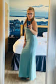 Fits perfectly! Everyone had something to say about the dress. - Sandra C.