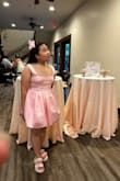 I bought this dress for my daughter, so cute she was looking, even color is bright pink and adorable. I recommend it for middle school or high school girls - Shinechimeg B.