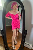 Absolutely adore this dress, I've never had a dress that fits so well!! Off the shoulders, NO BRA NEEDED & is this comfortable!! Unfortunately, the original dress I bought had a faulty zipper but I returned and had to rebuy which was super easy and the new dress arrived in 2 days! It's so stunning I wish they had more in every color <3 I had also purchased this dress on sale Adorable Allure Pink Rosette Square Neck Sleeveless Maxi Dress in a Large and this too fits me perfectly, with enough wiggle room so I can breathe :) highly recommend this website, I bought others that were all perfectly fitting but they just didn't suit me, all sized Medium. - Michael O.