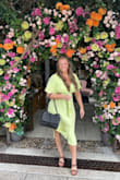 Absolutely love this dress. I initially got it in green, but then decided I like it so much I also bought it in black and peach! It fits perfectly and is so comfy! - Miranda W.