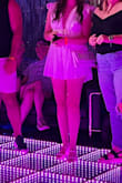I wore this for my bachelorette. I usually wear a medium and this fit perfect. I have a long torso so I usually can't wear rompers because they are always too short or constantly ride up. I didn't have a problem with this one at all. Super comfortable and cute! I am smaller in the bust so when sitting down the shoulders did want to fall down a little bit. - Mandy C.